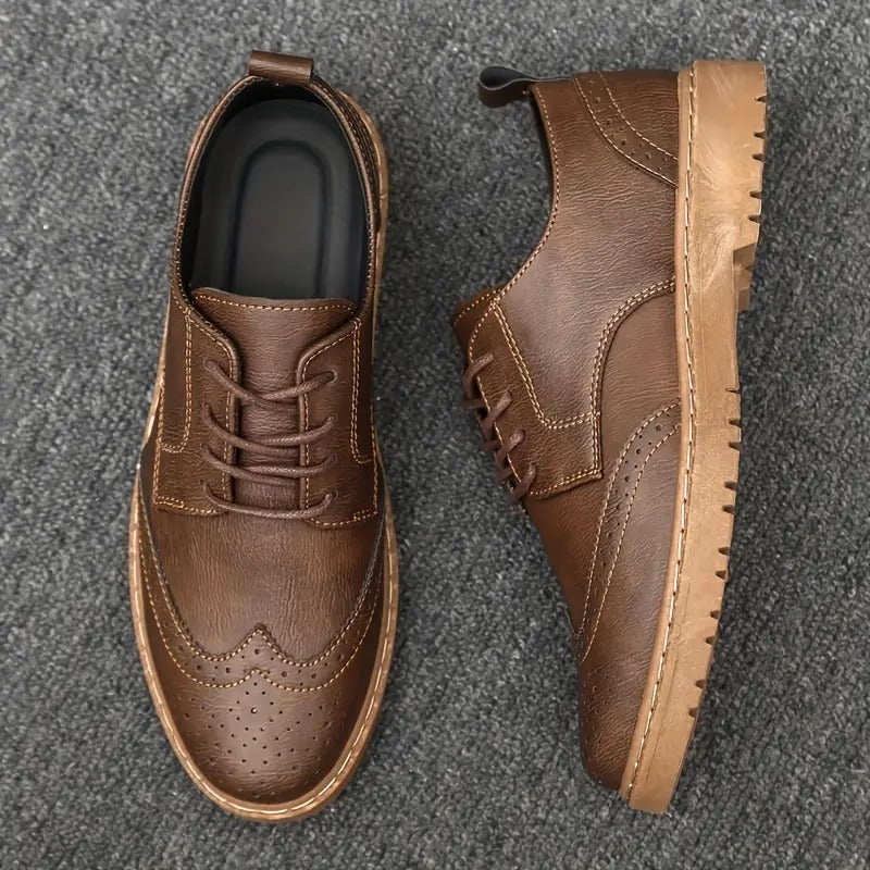AeroVent™️ Premium Leather Oxford
