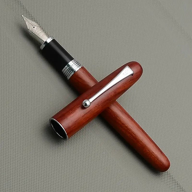 PrestigeCraft™️ Executive Wooden Fountain Pen