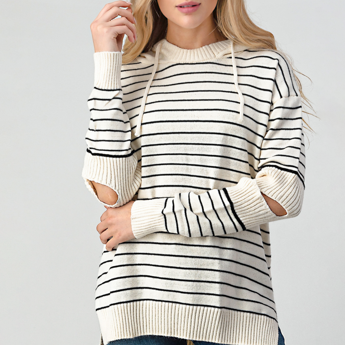 Romina Relaxed Fit Hooded Sweater
