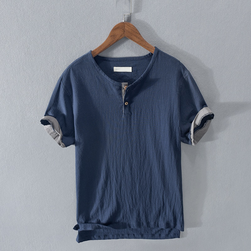Charleston Classic Linen Henley