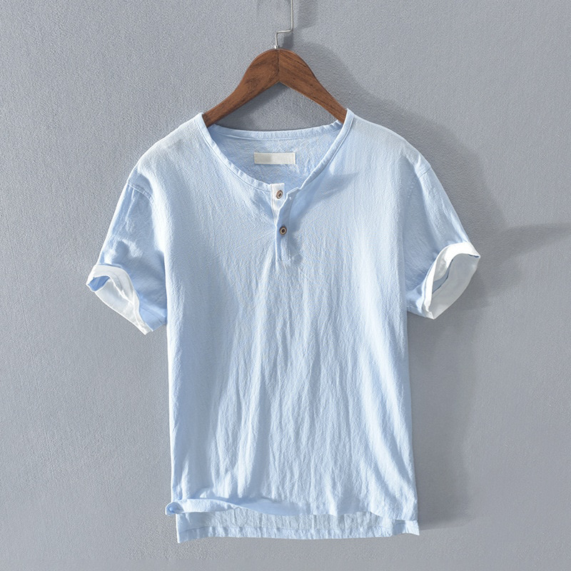 Charleston Classic Linen Henley
