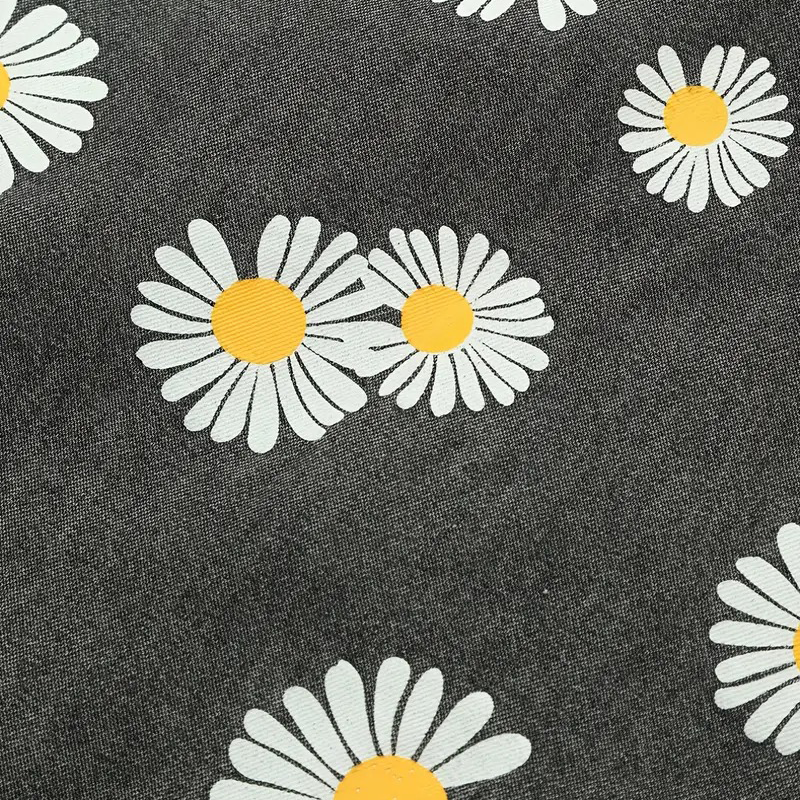 Blossom Daisy Denim Halter Top