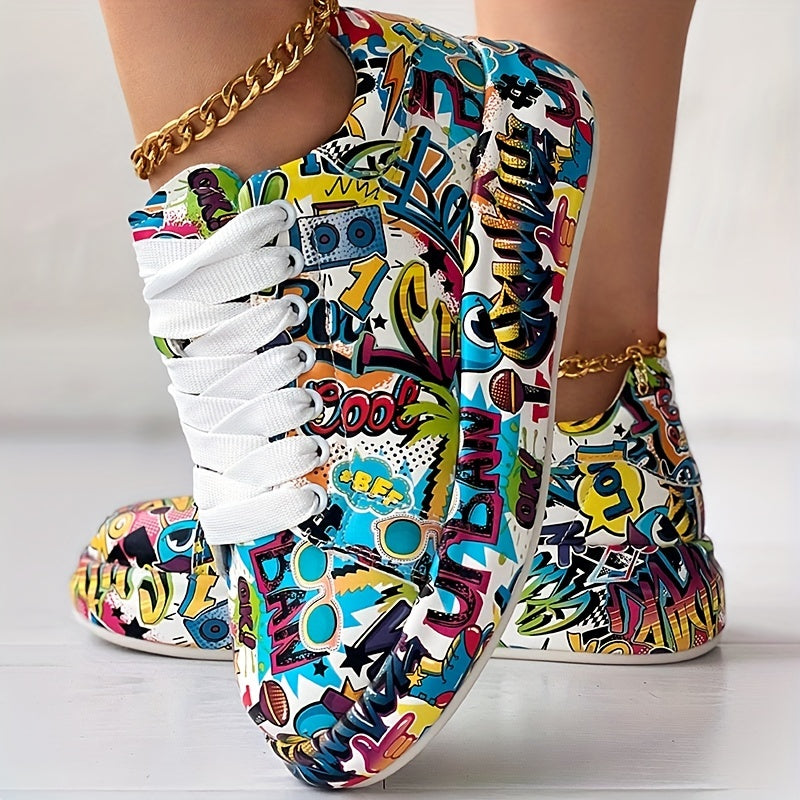 Elliot Edgy Graffiti Sneakers