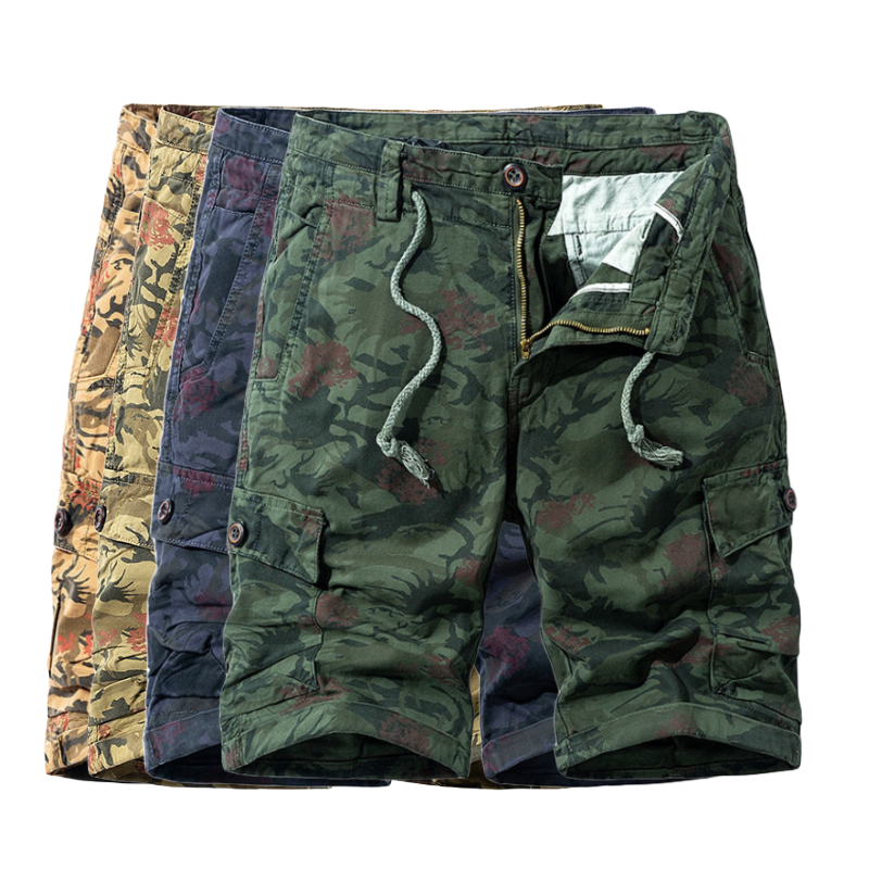 Tom Harding Printed Cargo Shorts