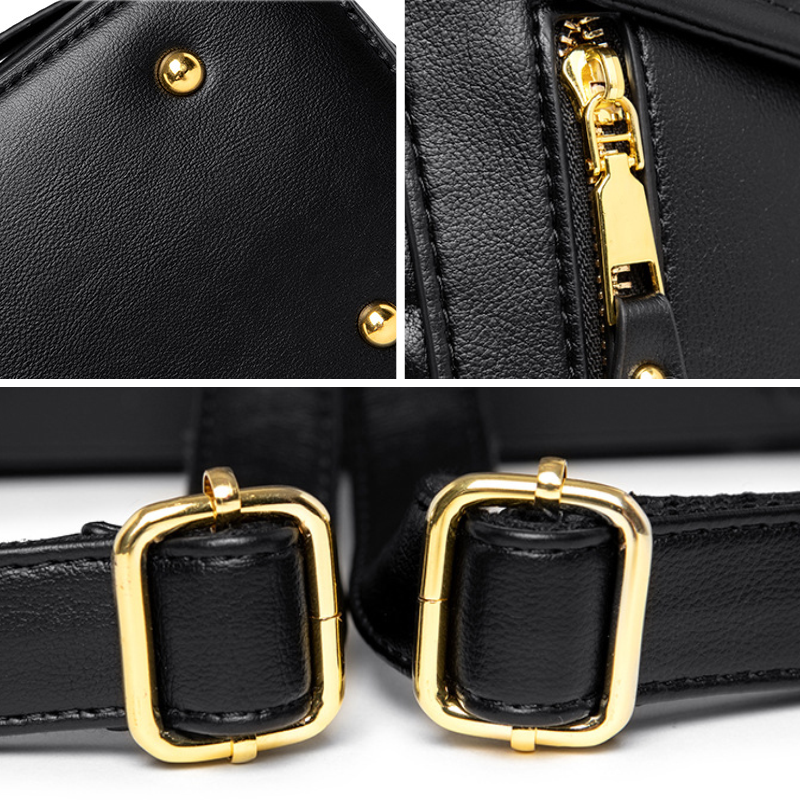 Olivia Luxe Leather Backpack