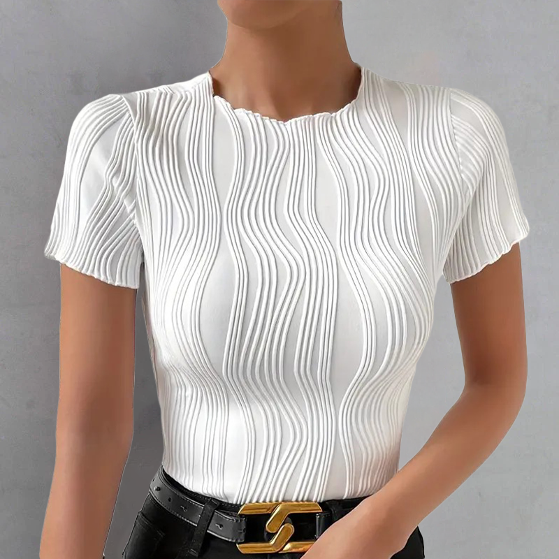 Calienne Contemporary Crewneck Top