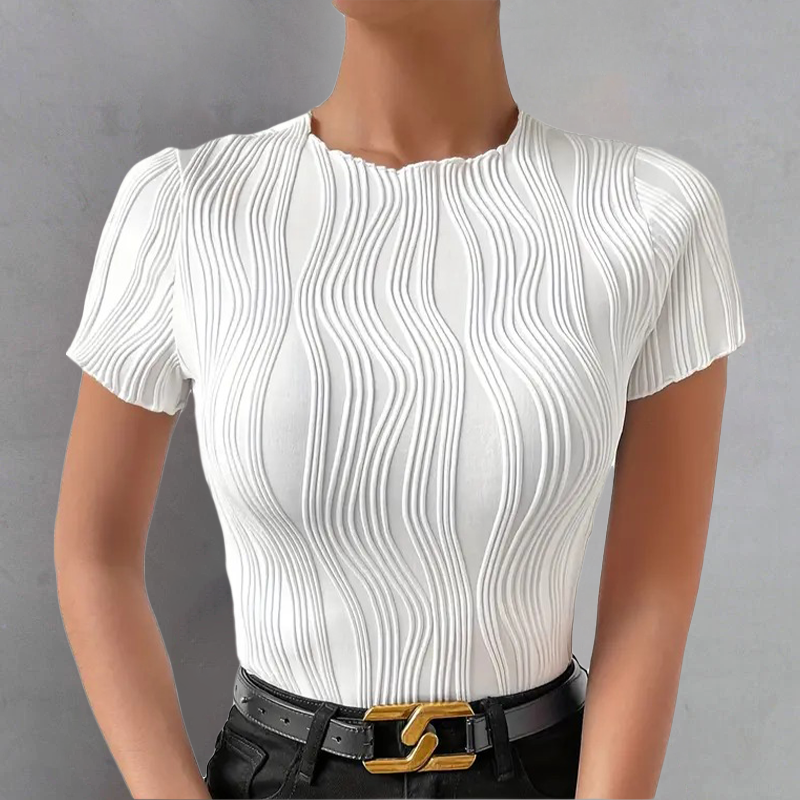 Calienne Contemporary Crewneck Top