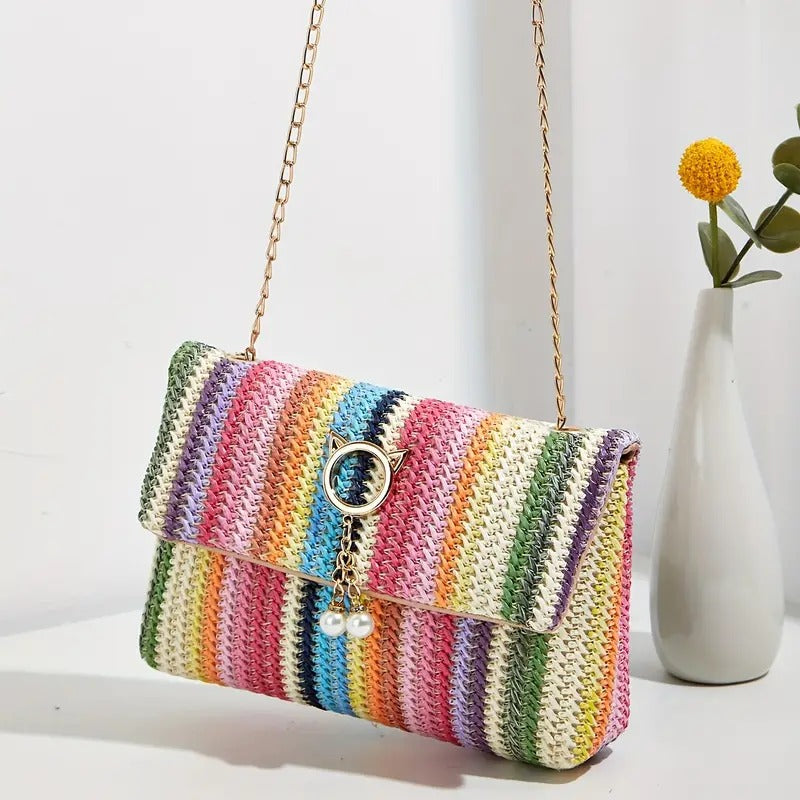 Candace Chic Chain Crossbody Bag