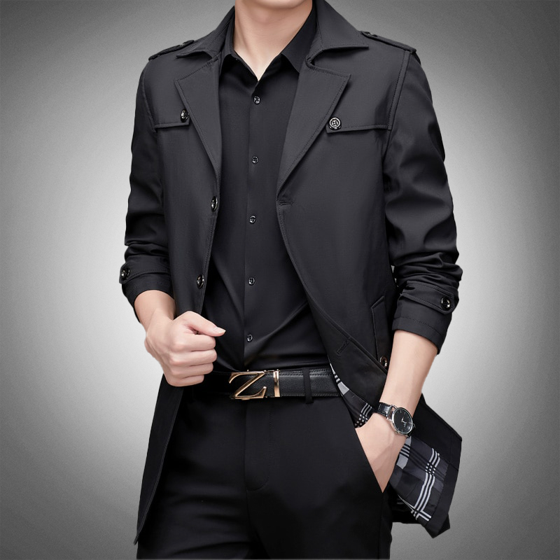 Percival Classic Slim-Fit Trench Coat