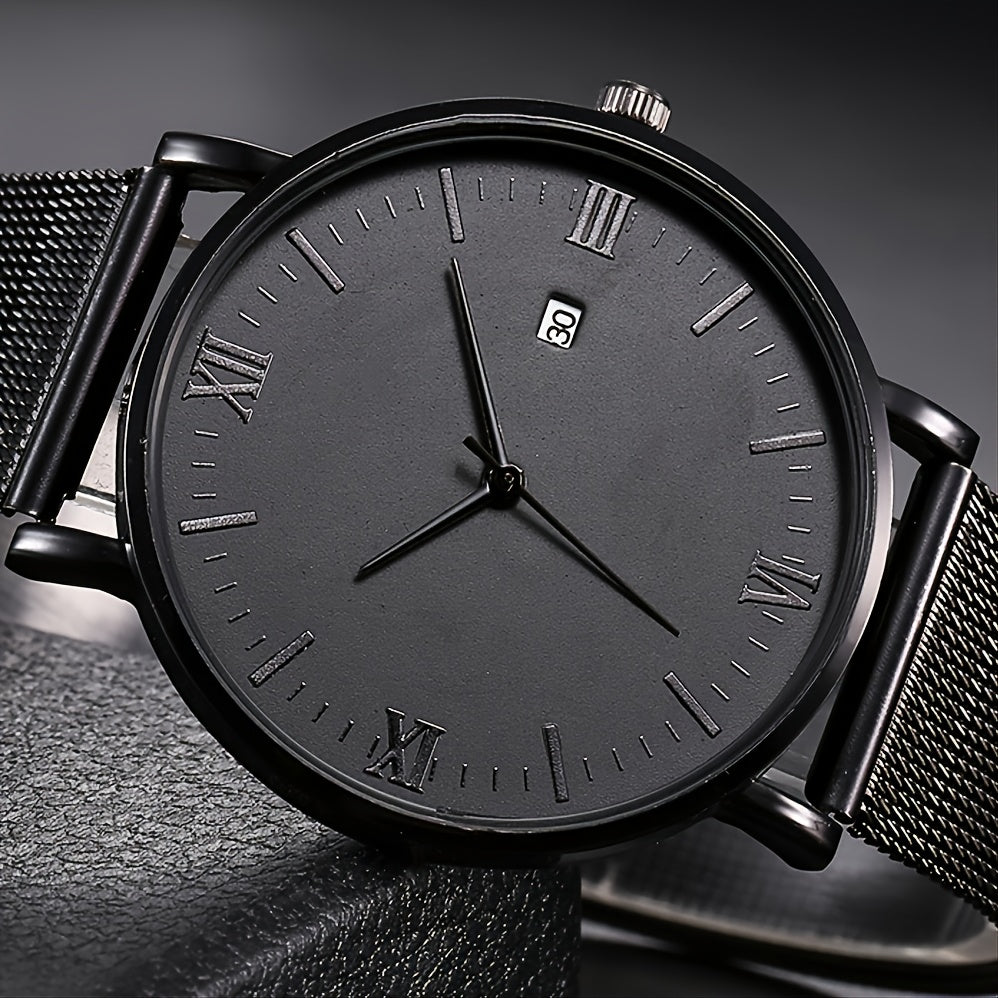 Ethan Elegant Mesh Watch