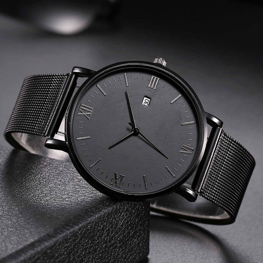 Ethan Elegant Mesh Watch