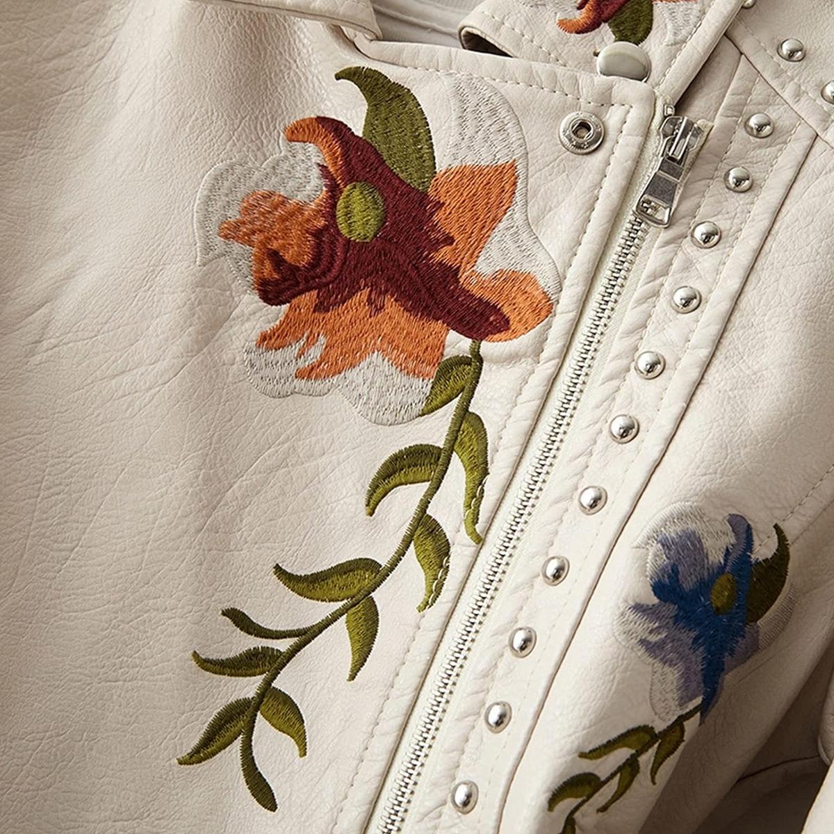 L&#39;ATERIBÉLLE EDGY LEATHER JACKET