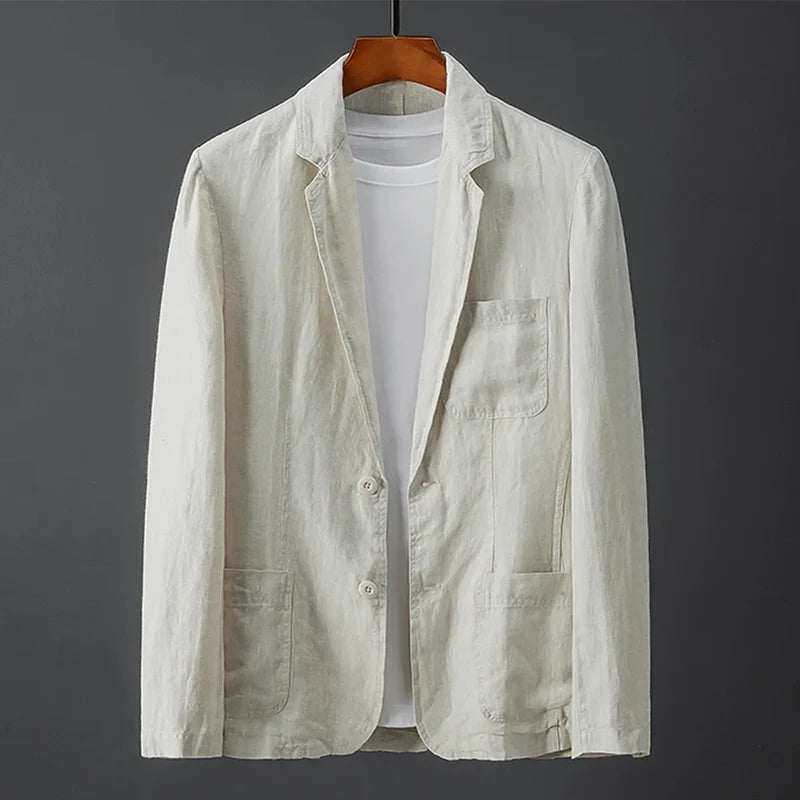 REMY-DOÎR CLASSIC LINEN BLAZER