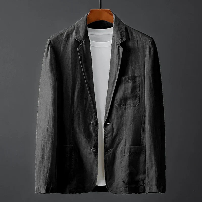 REMY-DOÎR CLASSIC LINEN BLAZER