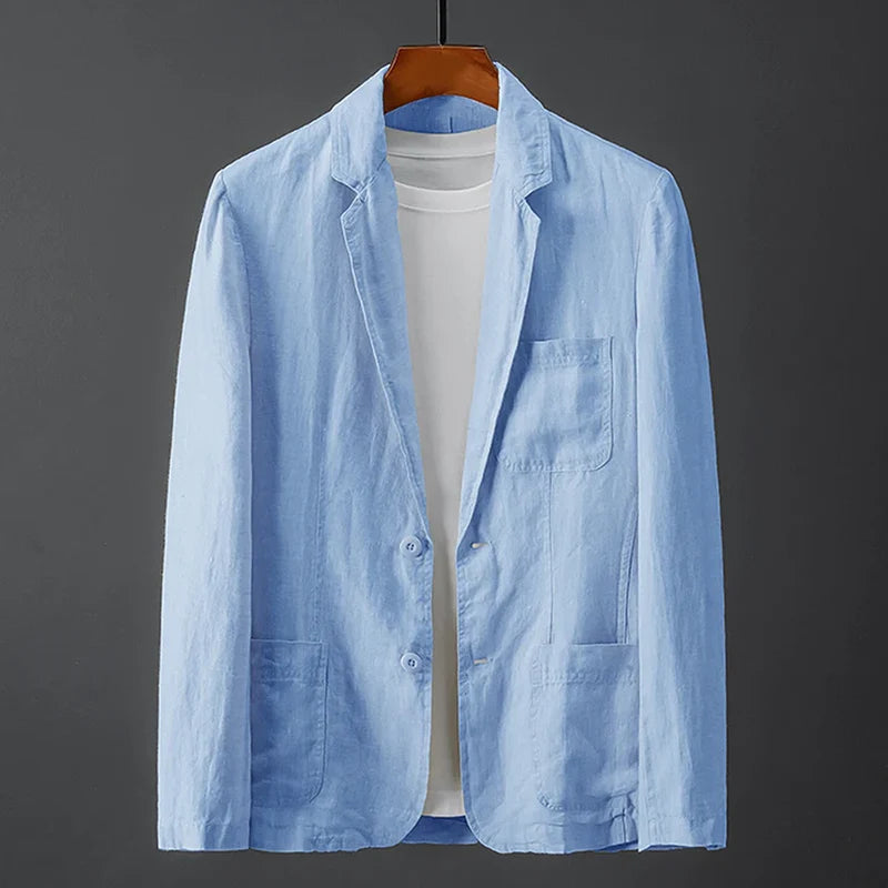 REMY-DOÎR CLASSIC LINEN BLAZER