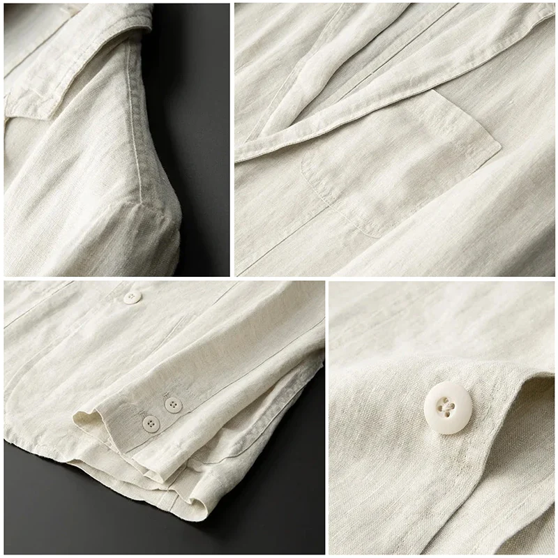 REMY-DOÎR CLASSIC LINEN BLAZER