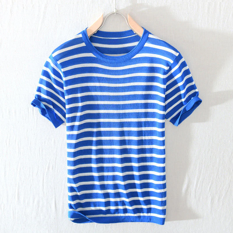 BROOKLYN STRIPED COTTON T-SHIRT