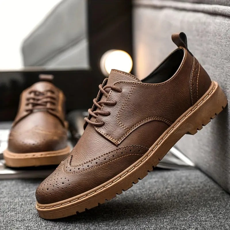 AeroVent™️ Premium Leather Oxford