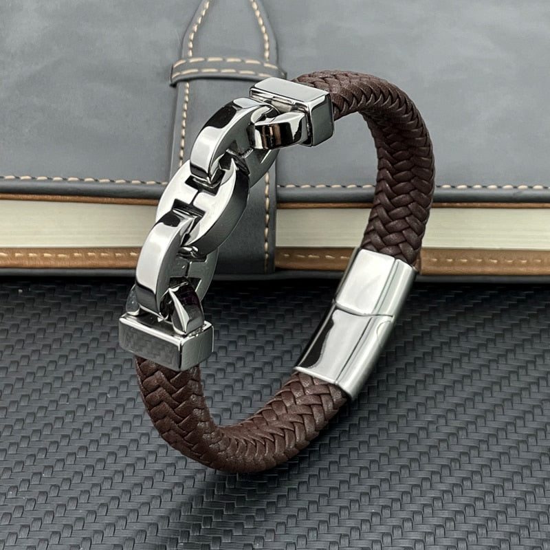 Vinizio Vintage Leather Bracelet