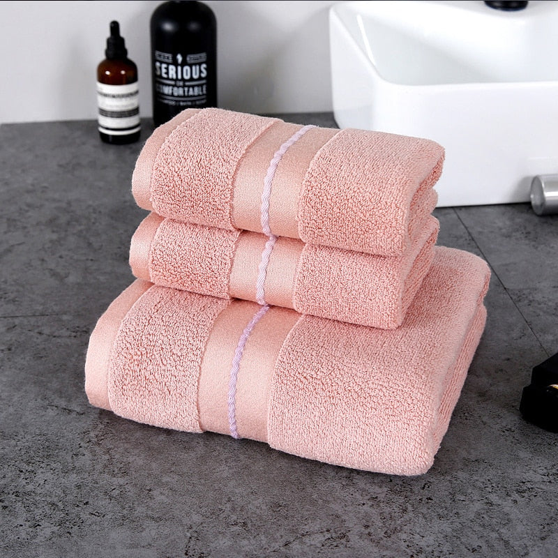 Vitalité Premium 3pcs Cotton Towel Set