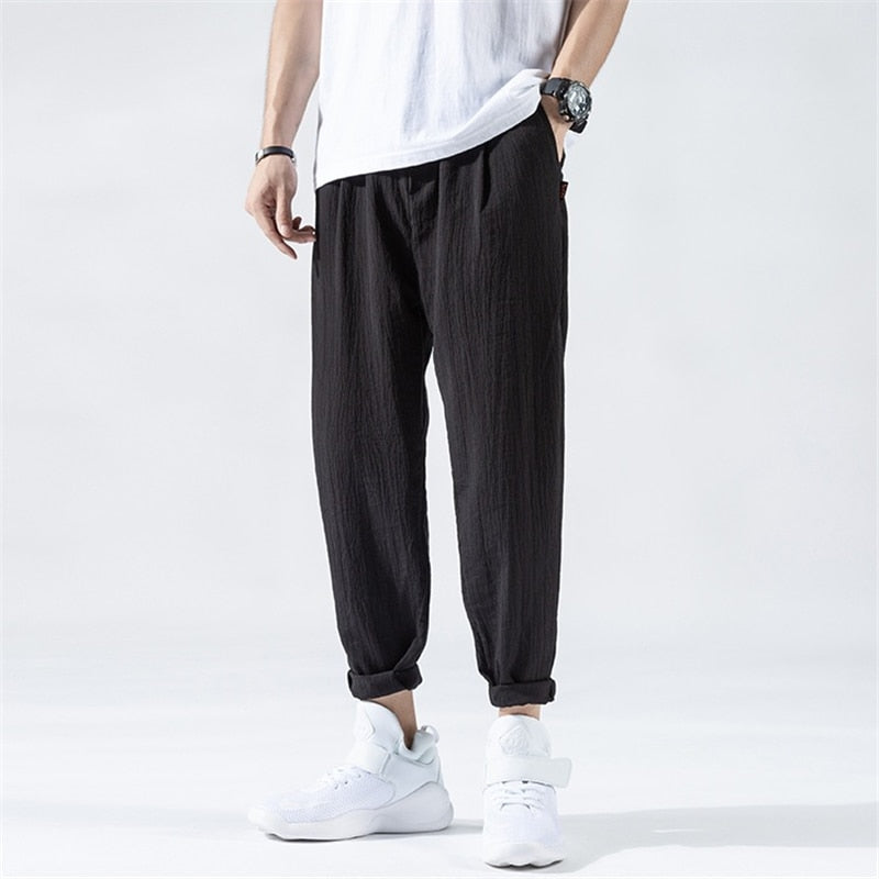 Alden Linoluxe™️ Relaxed Fit Muslin Pants