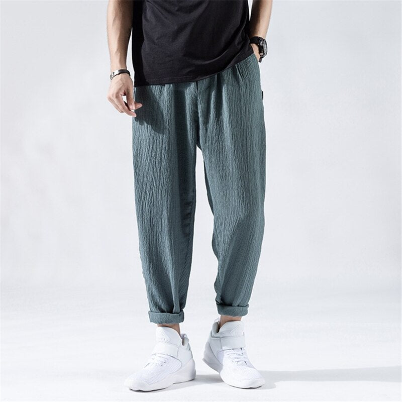 Alden Linoluxe™️ Relaxed Fit Muslin Pants