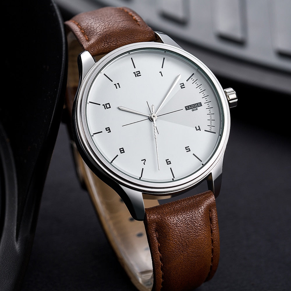 Yazole Classic Leather Watch