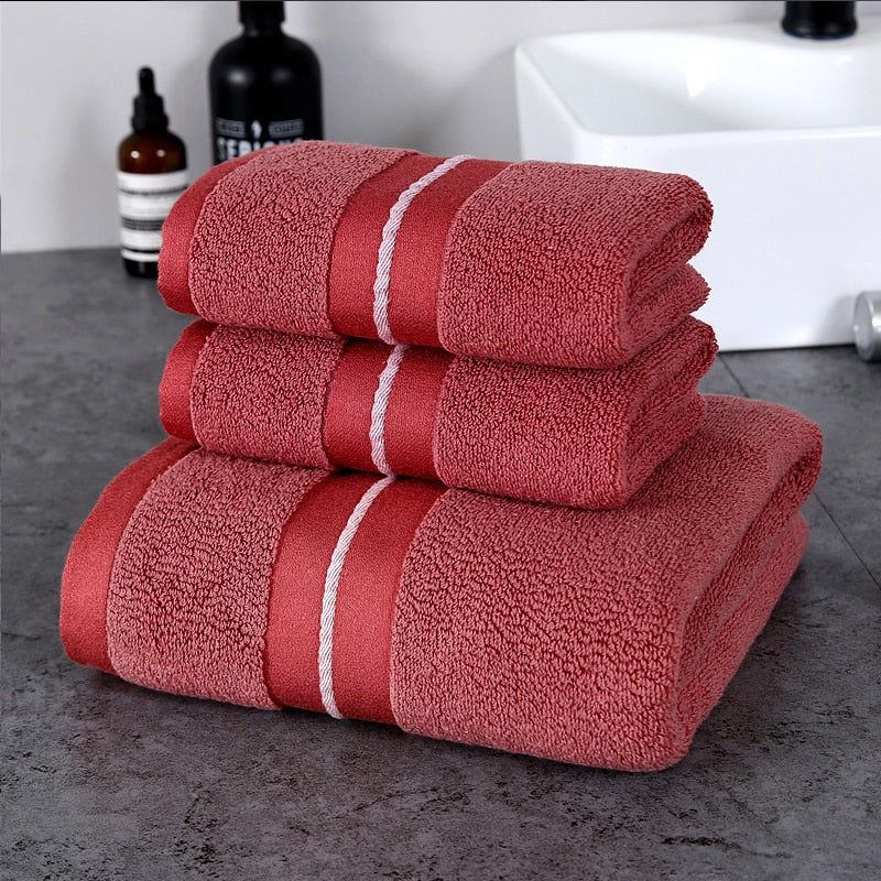 Vitalité Premium 3pcs Cotton Towel Set