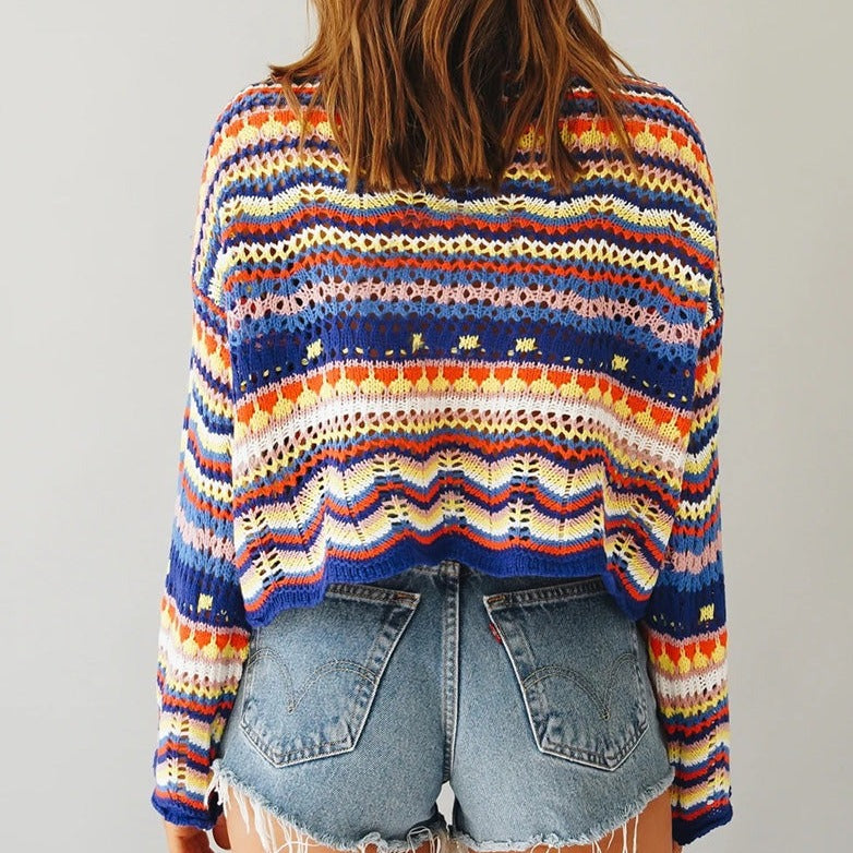 Emilia-Calou Knitted Boho Sweater