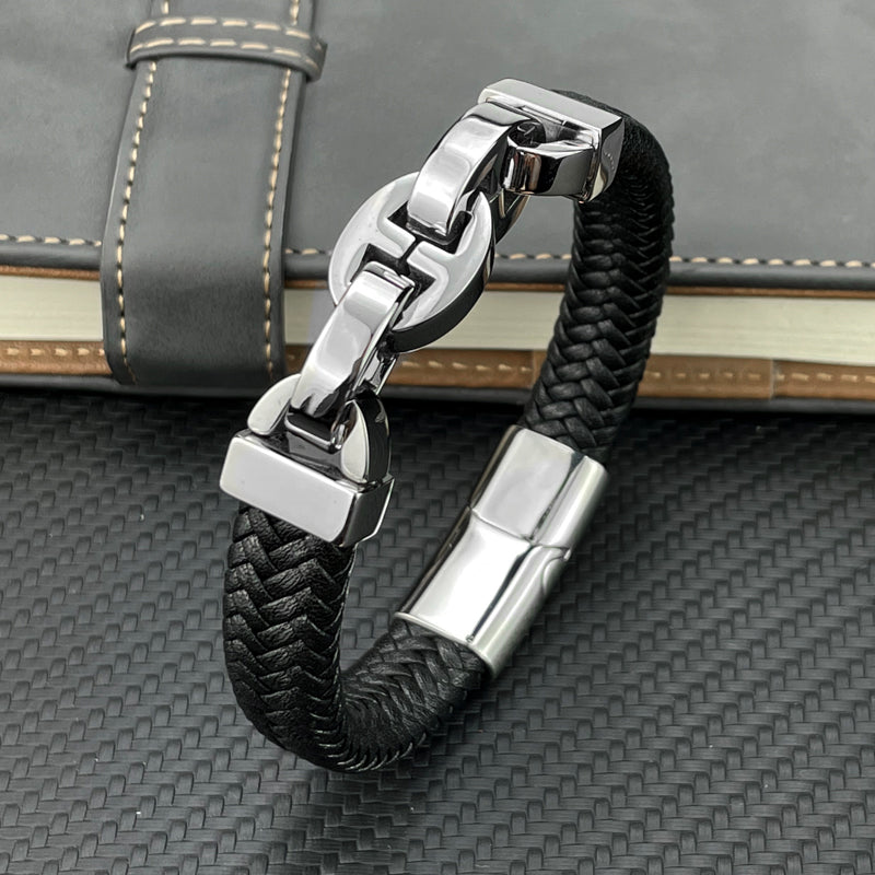 Vinizio Vintage Leather Bracelet