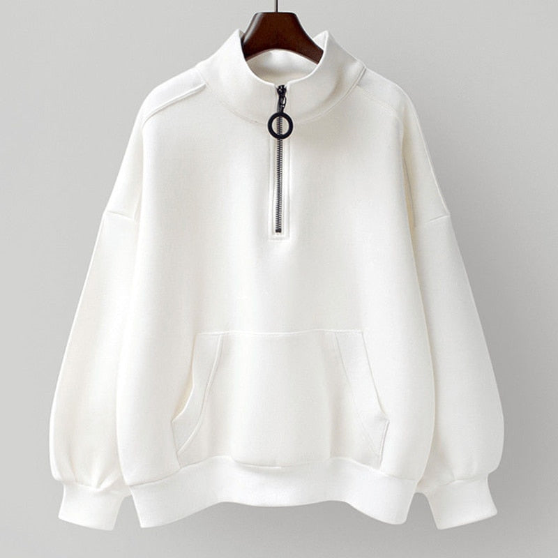 Calienne Breezy Cotton Blend Sweatshirt