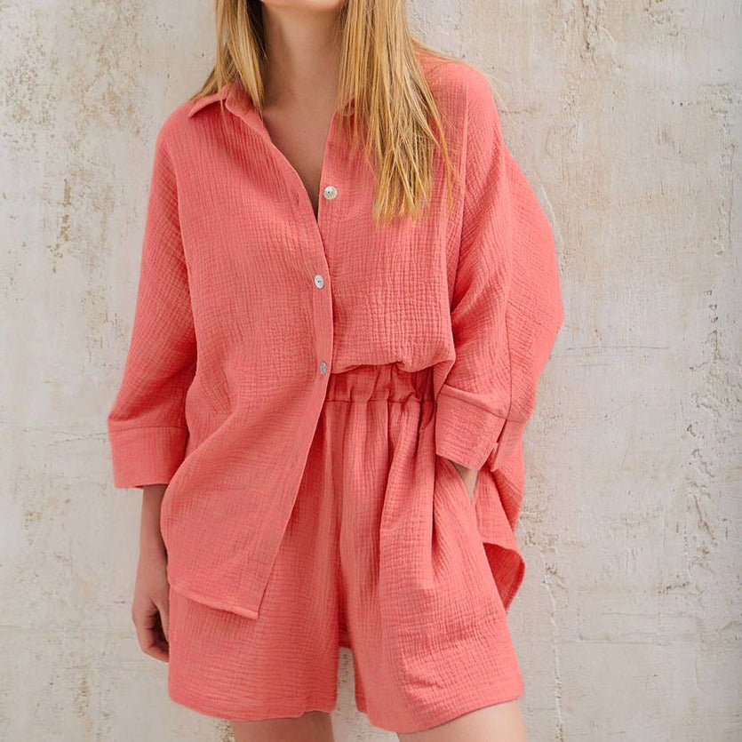 Riley-Rose Intricate Cotton Co-ord Set