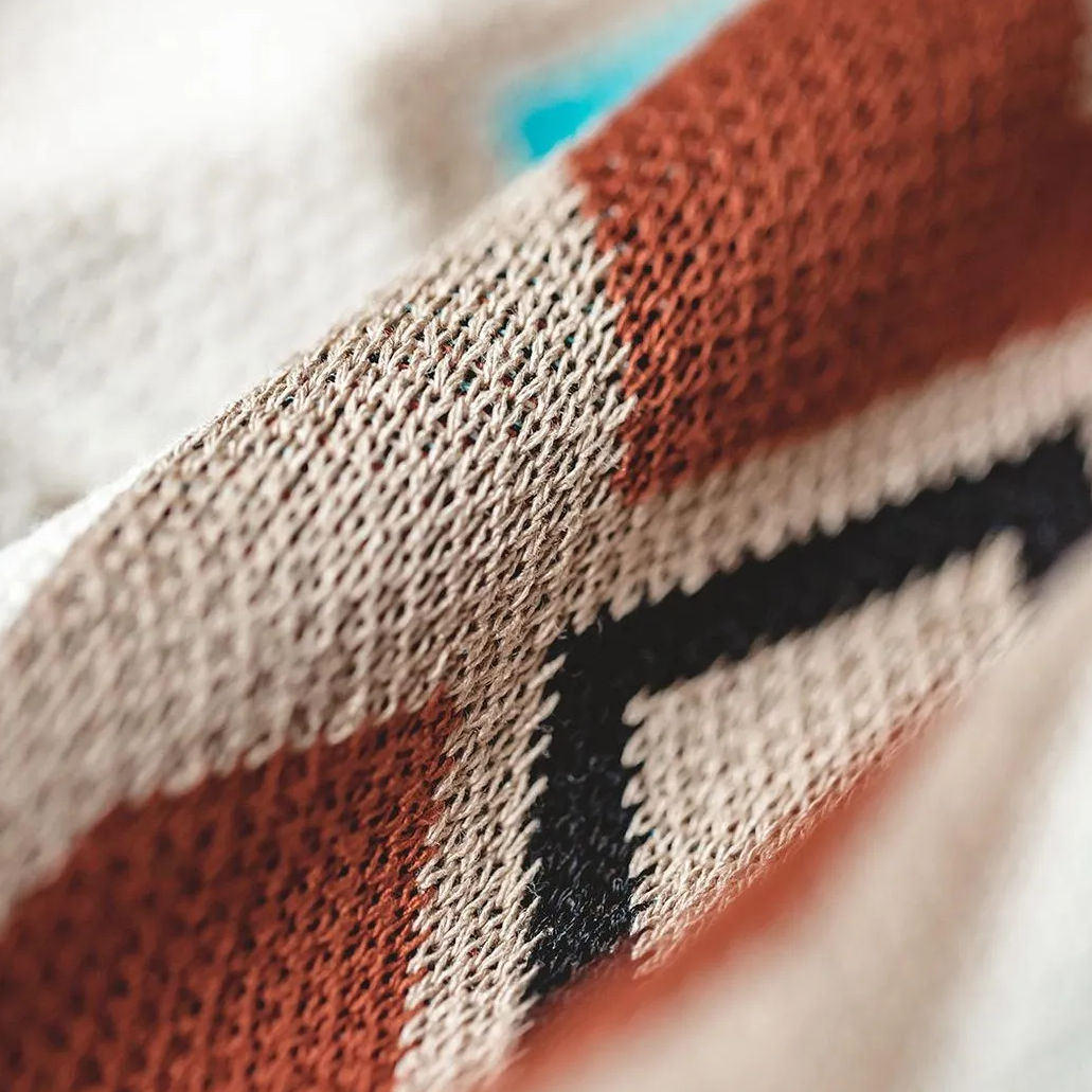 SUN GOD® RETRO JACQUARD KNIT SHORTS