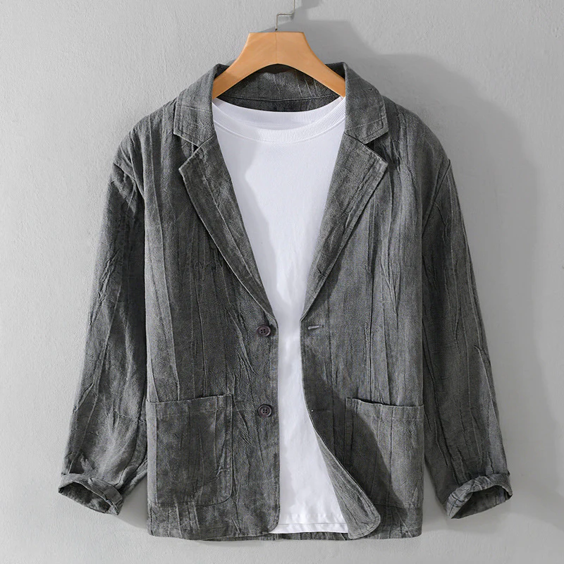 RUSSEL-ETROU COTTON LINEN JACKET