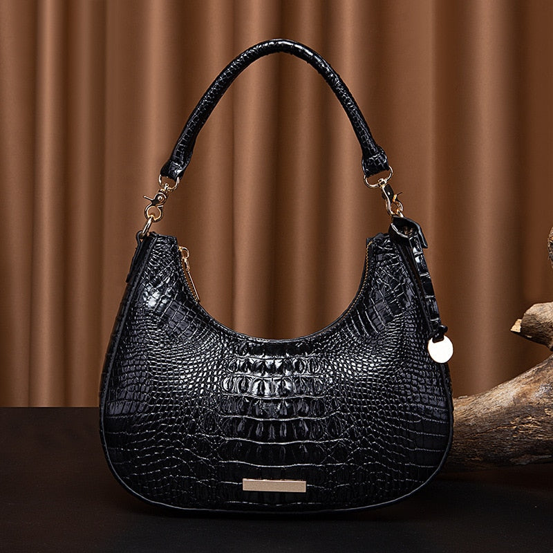 THE BOSS BABE™️ EMBOSSED CROC PURSE