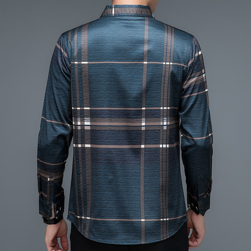 Liam Luxurious Silk Dress Shirt