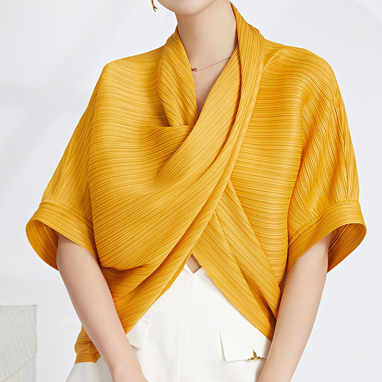 Izy Lynden Intricate Pleated Blouse