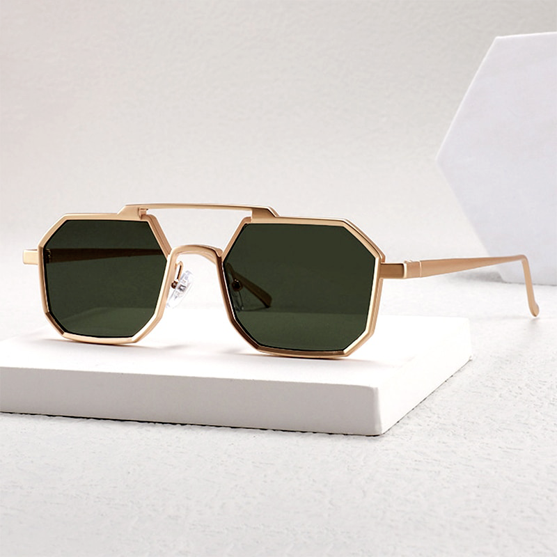 Vinizio Vintage Double Bridge Sunglasses