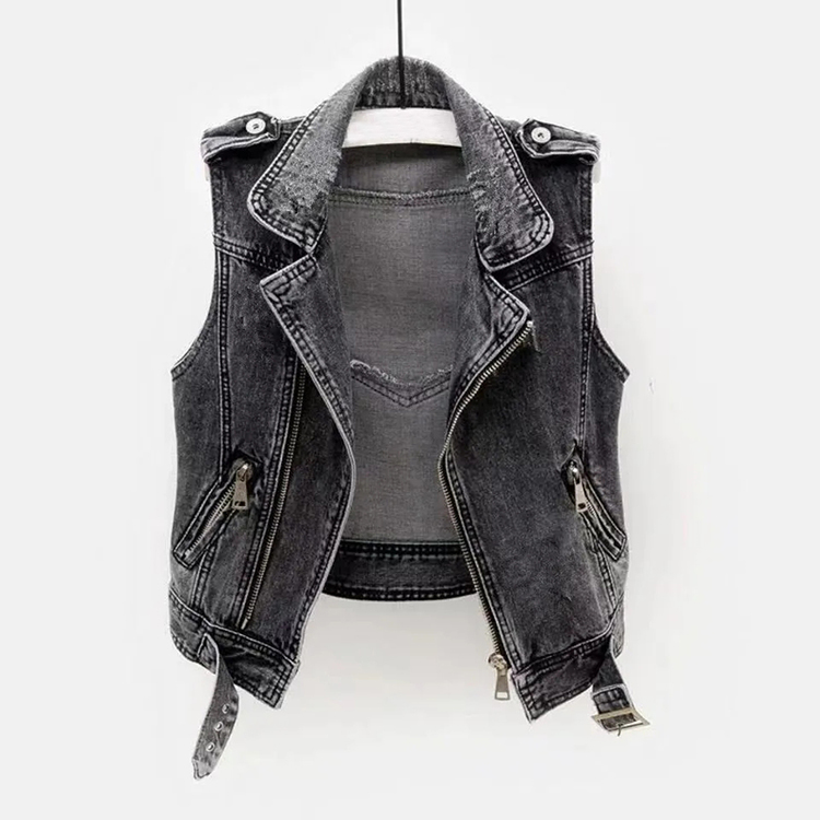 Shannon Sleek Denim Vest