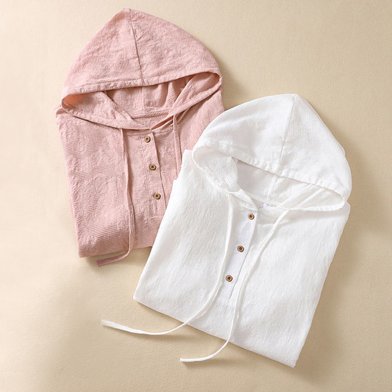 Riley Relaxed Fit Linen Hoodie