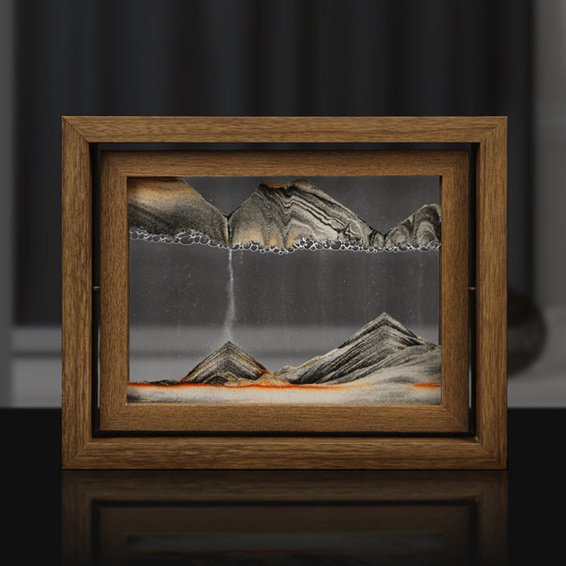 Misty Sunrise™️ Artistic Floating Hourglass Frame