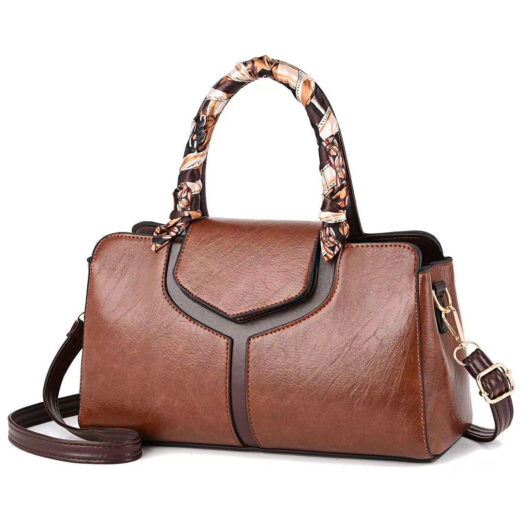 Victoria Sophisticated Leather Handbag
