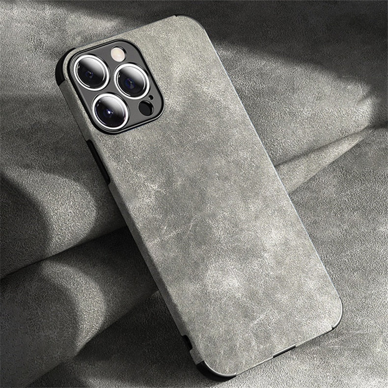 XenoFrame Vintage Vegan Leather Iphone Case