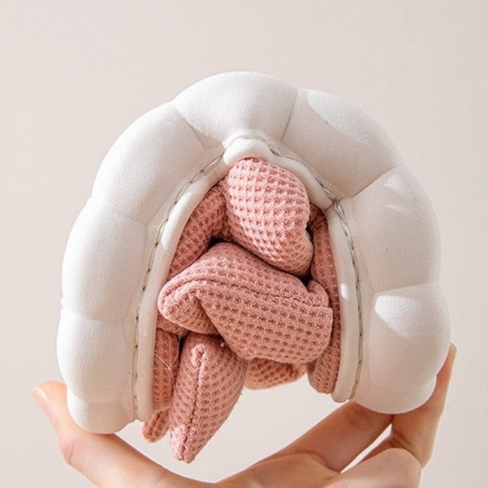 Sienna Stylish Chunky Ribbon Slides