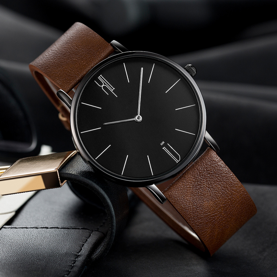 Theodore Classic Leather Watch