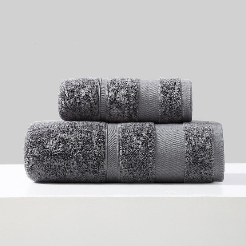 PrestigeCraft™️ Ultra-Soft 2 pcs Cotton Towel Set