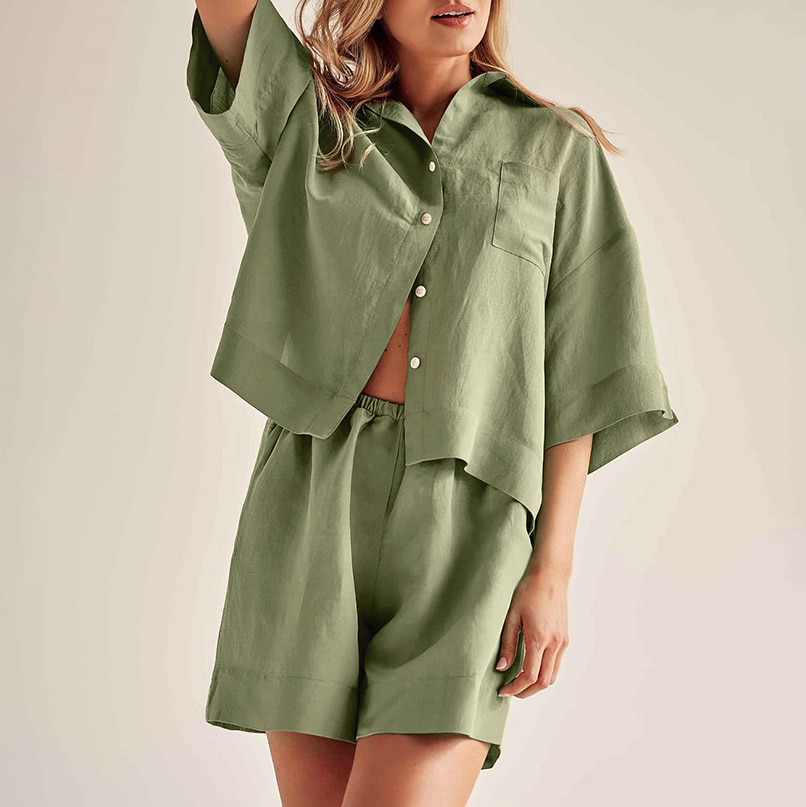 Calienne Comfy Cotton Co-ord Set