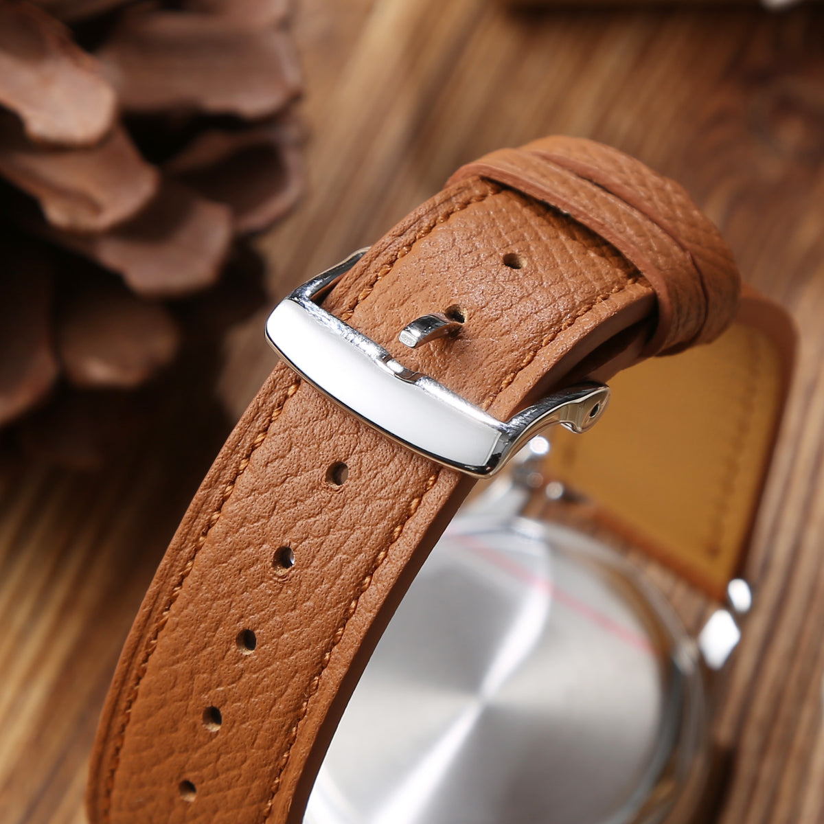 Winston Classic Chronograph Leather Watch