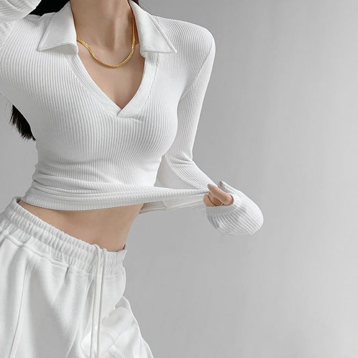 Calienne Slim-Fit Ribbed Polo Shirt