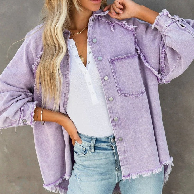 Athena Vibrant Denim Jacket